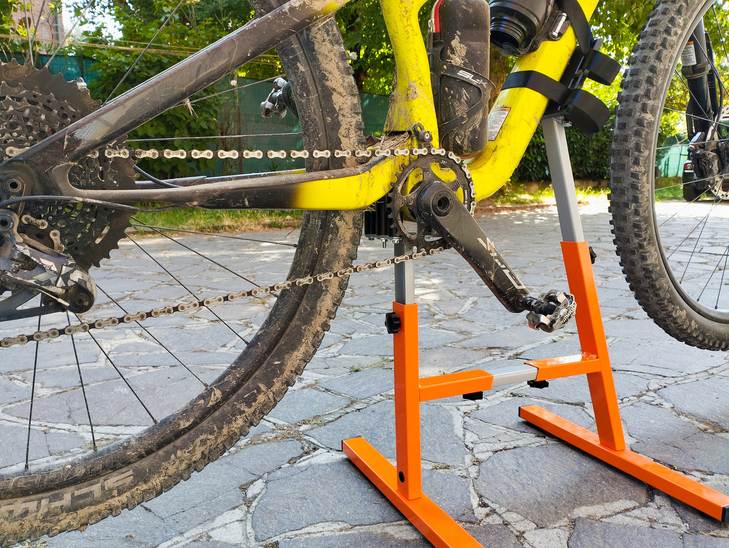Cavalletto Centrale Manutenzione MTB universale regolabile estensibile