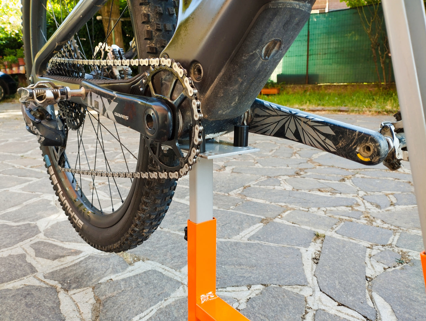 Cavalletto Centrale Manutenzione Bici Emtb E-Bike Universale Regolabile