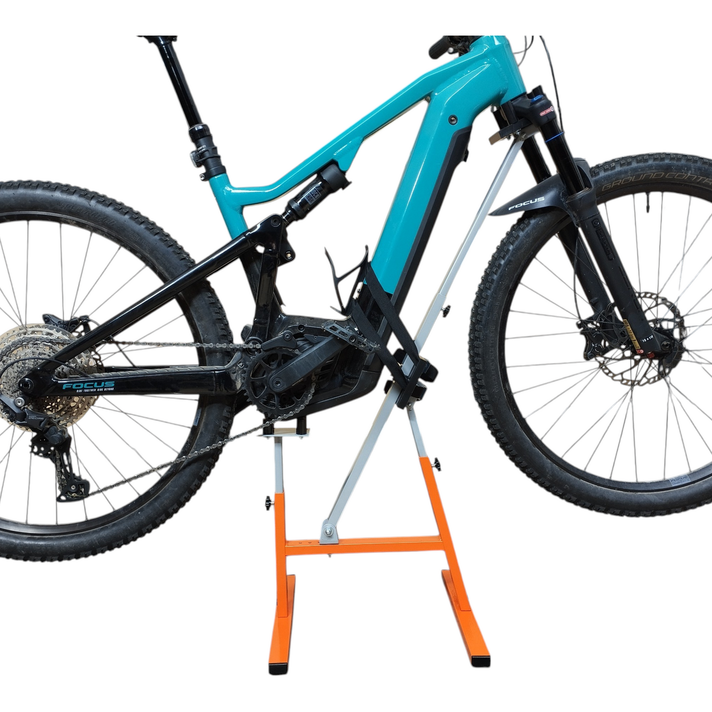Cavalletto Centrale Manutenzione Bici Emtb E-Bike Universale Regolabile. Codice ITA031BL