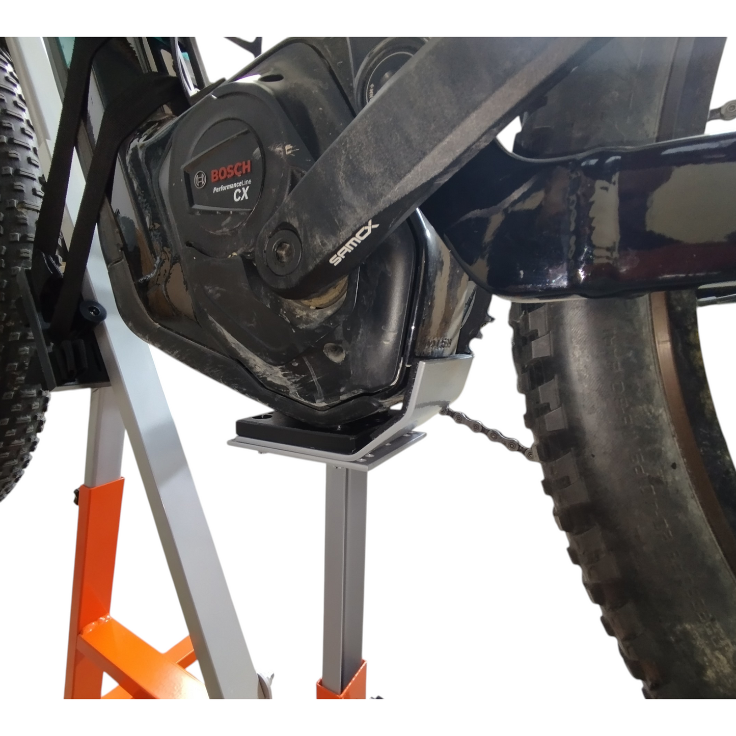 Cavalletto Centrale Manutenzione Bici Emtb E-Bike Universale Regolabile. Codice ITA031BL