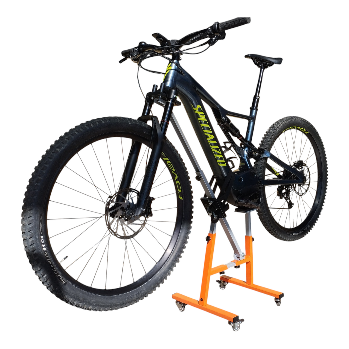 Cavalletto Centrale Manutenzione Bici Emtb E-Bike Universale Regolabile. Codice ITA035BLR