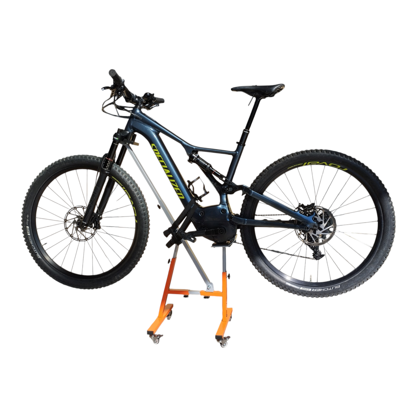 Cavalletto Centrale Manutenzione Bici Emtb E-Bike Universale Regolabile. Codice ITA035BLR