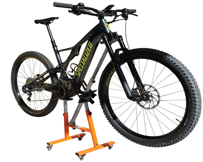 Cavalletto Centrale Manutenzione Bici Emtb E-Bike Universale Regolabile. Codice ITA035BLR